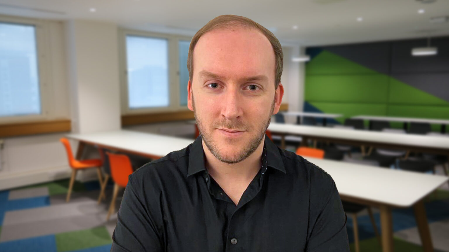 Home Office Staff member Michael in an office setting
