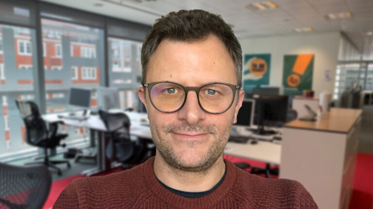 Home Office Staff member Stuart in an office setting