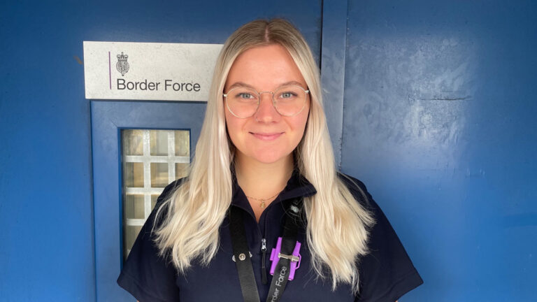 Photo of Amelia, part of the Border Force.