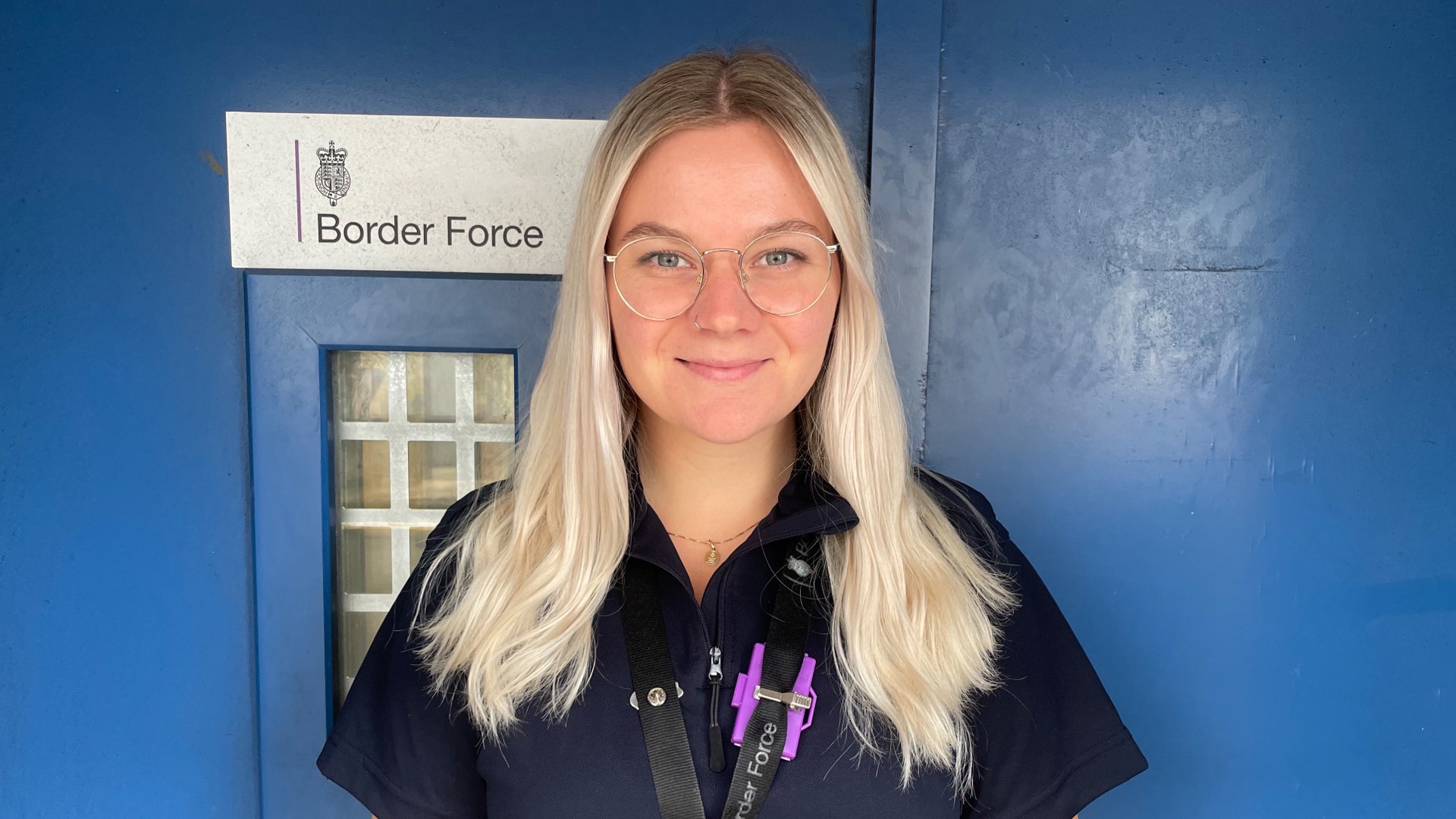 Photo of Amelia, part of the Border Force.
