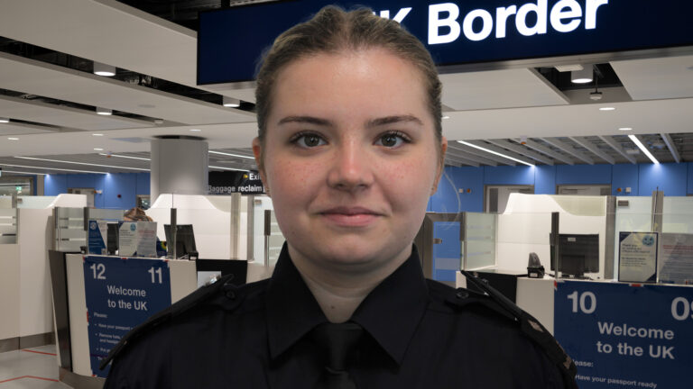 Photo of Katherine, part of the Border Force.