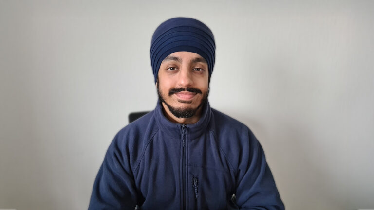 Photo of Prabjit, a Caseworker in the Resettlement Services team at the Home Office.