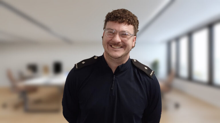 Photo of Jacob, a Border Force Officer working in the International Trade team.  