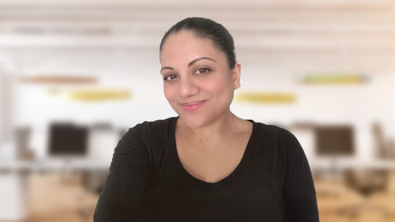 Photo of Nazira, a Request Fulfilment Manager in the Home Office.