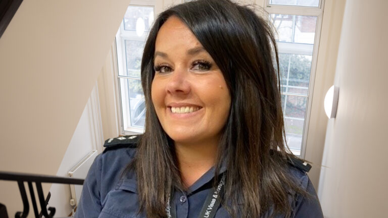 Photo of Sarah, an Immigration Officer in the National Asylum Intake Unit.