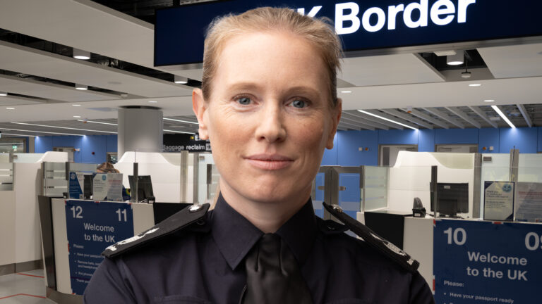 Photo of Katherine, the Regional Director of Border Force Heathrow Region within the Home Office.
