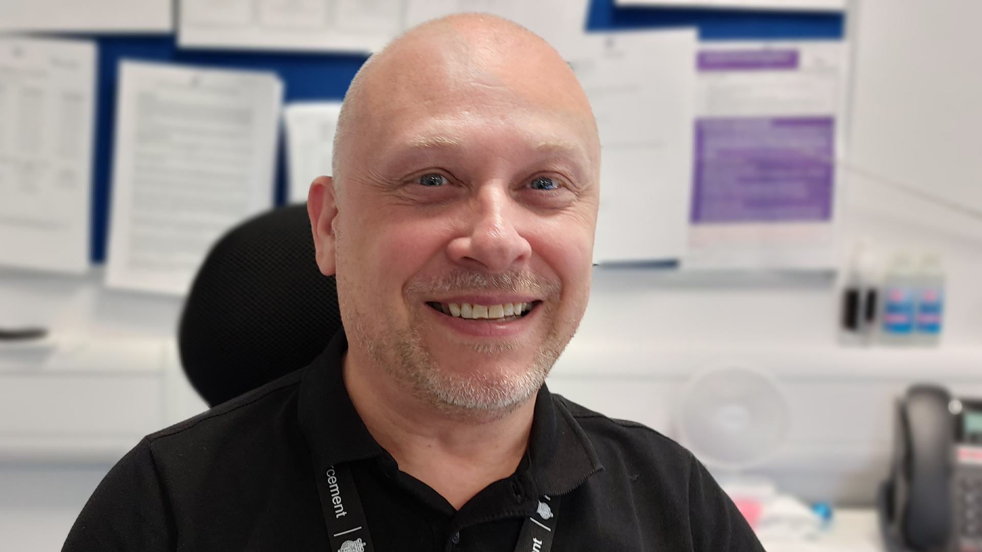 Photo of Mark, an Operations Manager within the Detention Services Compliance Team.