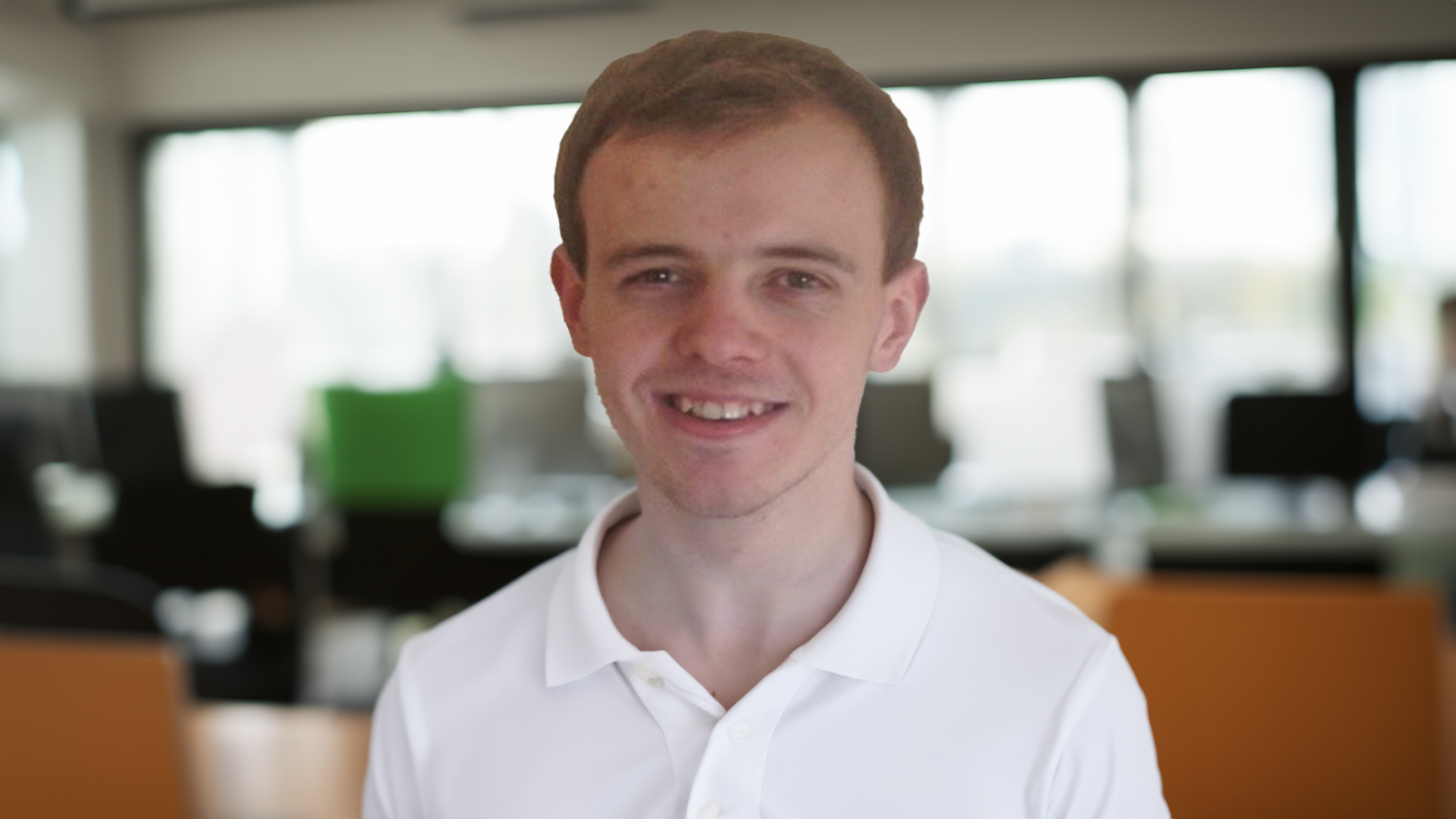 Photo of Matthew, an Administrative Officer in the Customer Services team at the Home Office.  