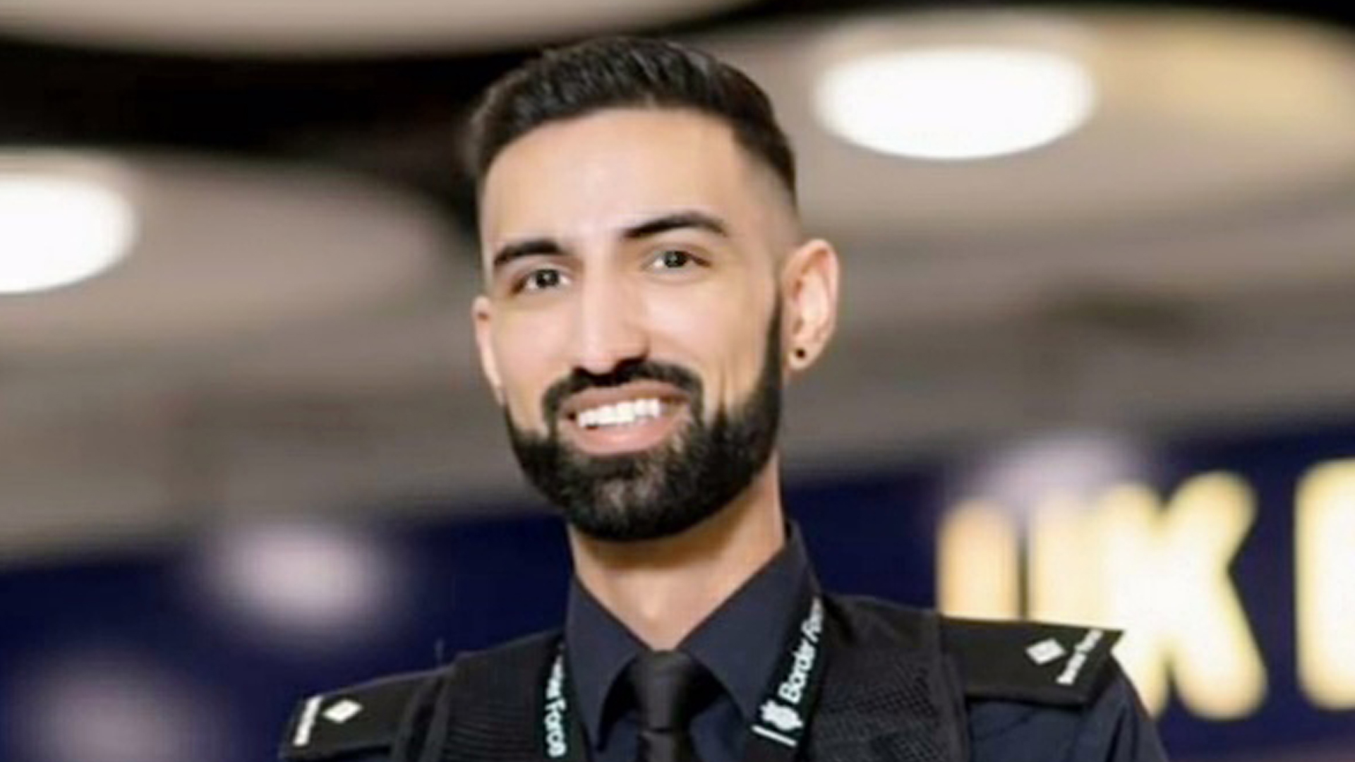 Photo of Shaun, part of the Border Force.