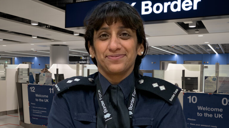 Photo of Shazia, part of the Border Force.