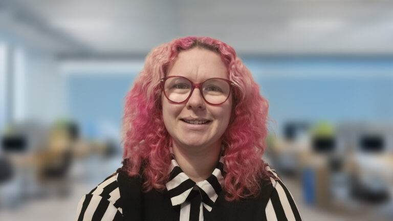 Photo of Amy, an Operational Delivery Officer.