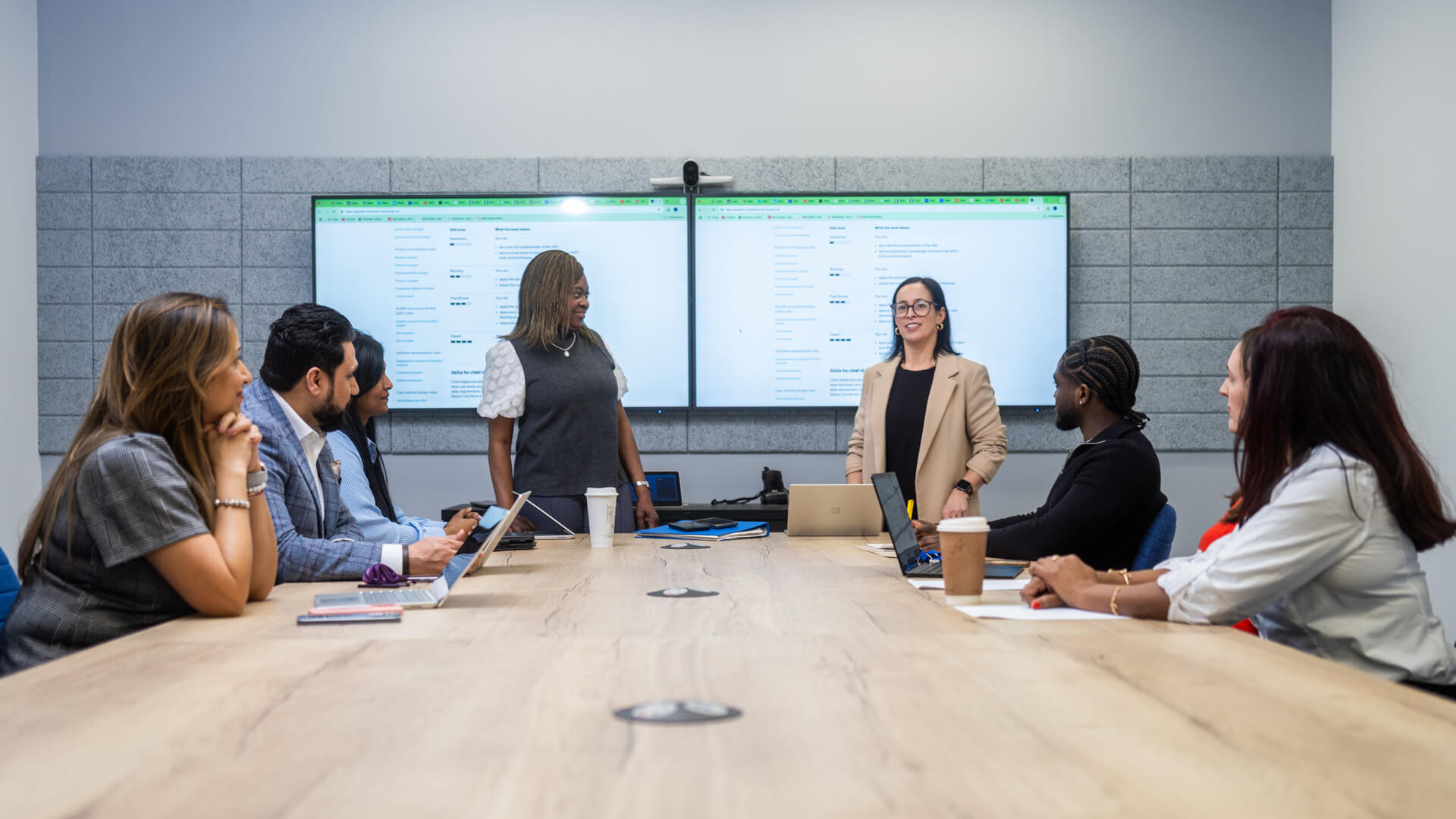 A meeting room