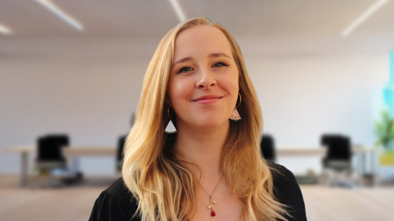 Photo of Lucy, a Product Manager at the Home Office.