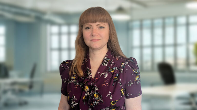 Photo of Sarah, a Lead Content Designer at the Home Office.